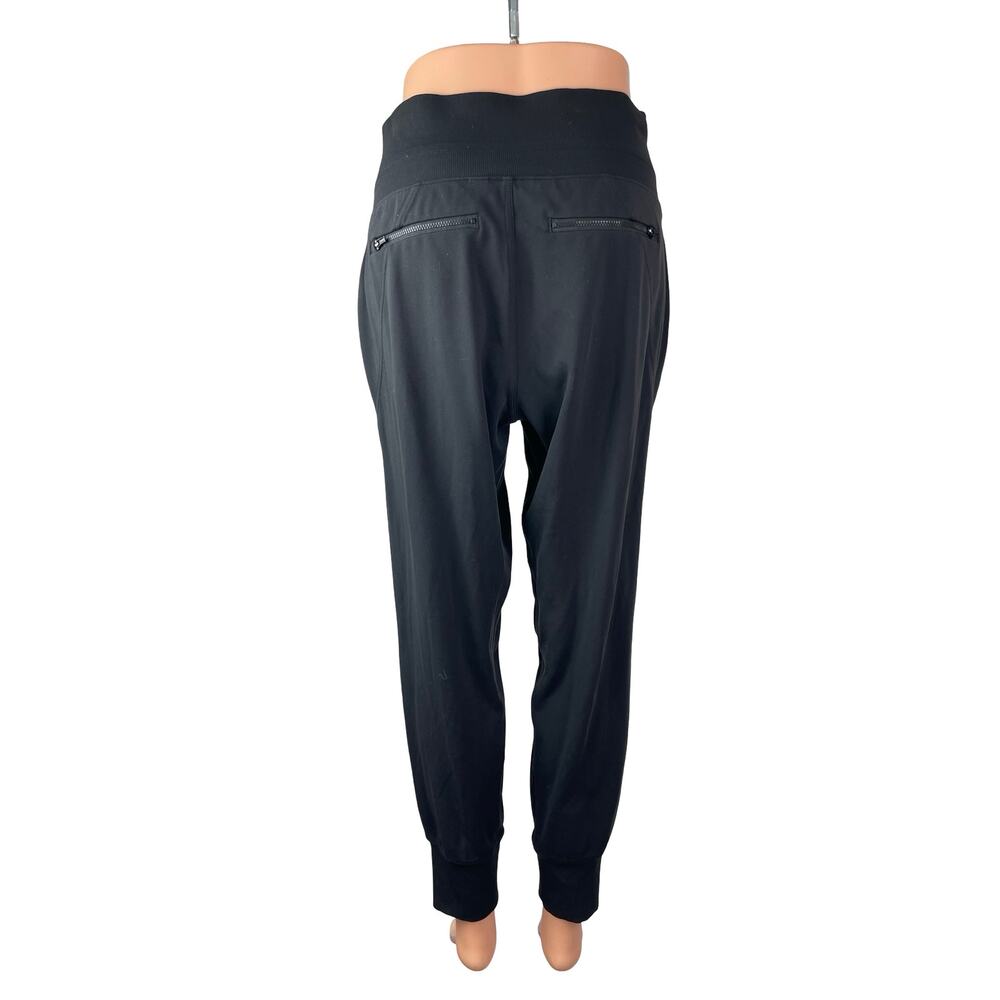 Athleta Women's Black High Rise Yoga Athletic Activewear Trousers Jogger Pants S - Picture 4 of 6
